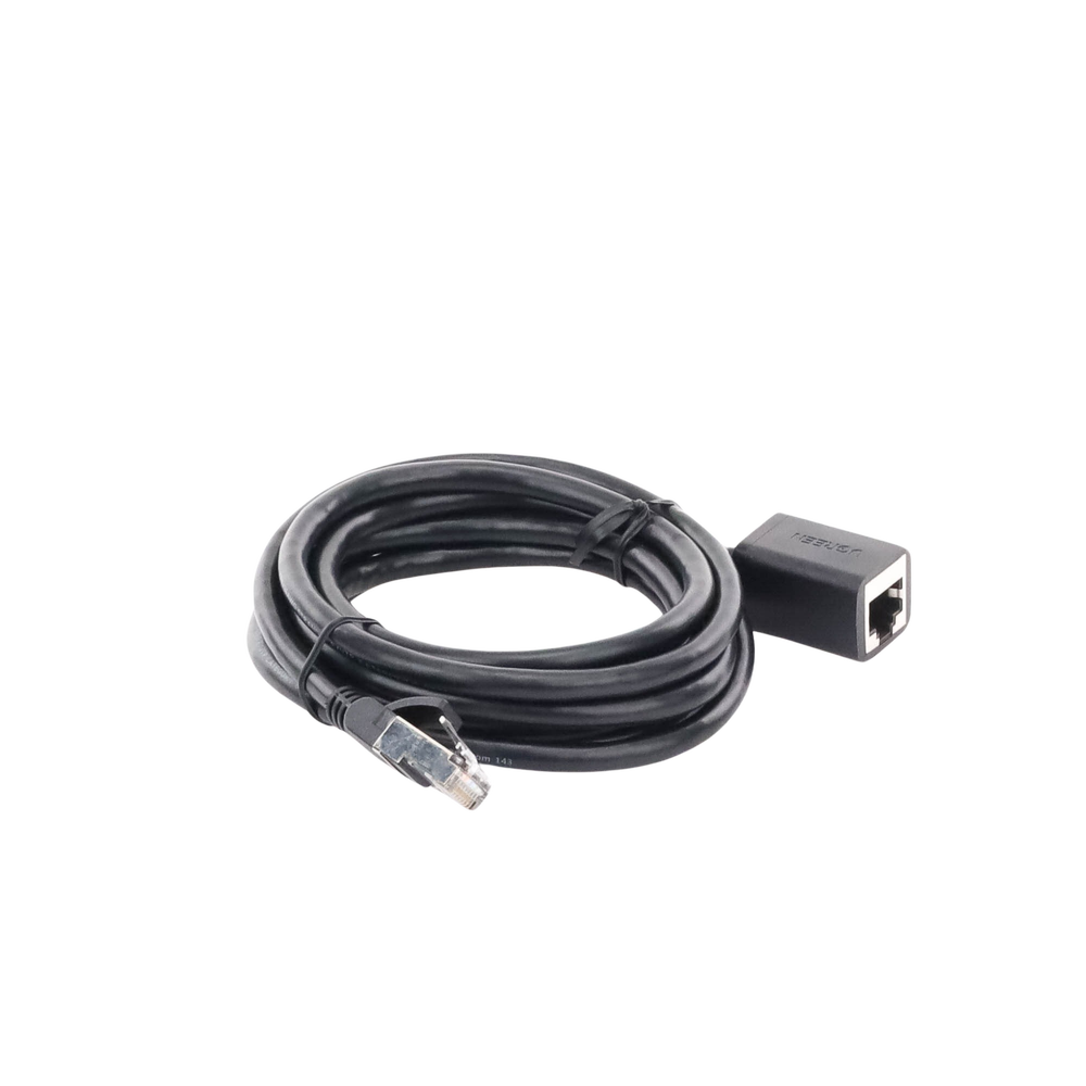 Cable de Extensión Cat6 RJ45 F/UTP / Macho a Hembra / 2 Metros (6.56 Pies) / Método de Conexión 568B / Velocidad de Transmisión 1000Mbps / Ancho de Banda del Canal 250MHz / Caja de Cobre / Negro - Imagen 2