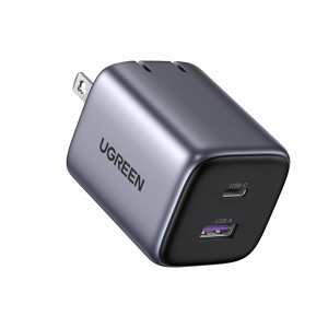 Cargador de 35W serie Nexode | 2 Puertos de Carga Rápida | USB-C  y USB-A | Tecnología GaN II | Power Delivery 3.0 | Quick Charge 4.0 | Chip Confiable y Carga Inteligente | Optimiza la Experiencia de Carga | Tecnología Thermal Guard.