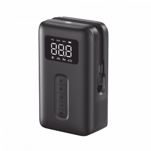 Inflador de Neumáticos | Compresor de Aire Portátil |  Bomba de Aire de 150 PSI | Flujo de Aire de 15L/Min | Con Batería Integrada | Cuenta con Luz LED | Ideal para coches, bicicletas, pelotas de motocicleta.