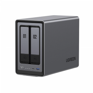 NASync DXP2800 | SO UGOS Pro | Intel N100 12th Gen Intel® 4 Core™ | 2 Bahías SATA hasta 48TB | 2-Bahias (M.2 NVMe) hasta 16TB | 8GB DDR5 (Exp. a 16GB) | Ethernet 2.5G | HDMI 4K | 2* USB2.0 | 1*USB 3.2Gen | 1* USB 3.2Gen2 | 1*USB-C 3.2Ge