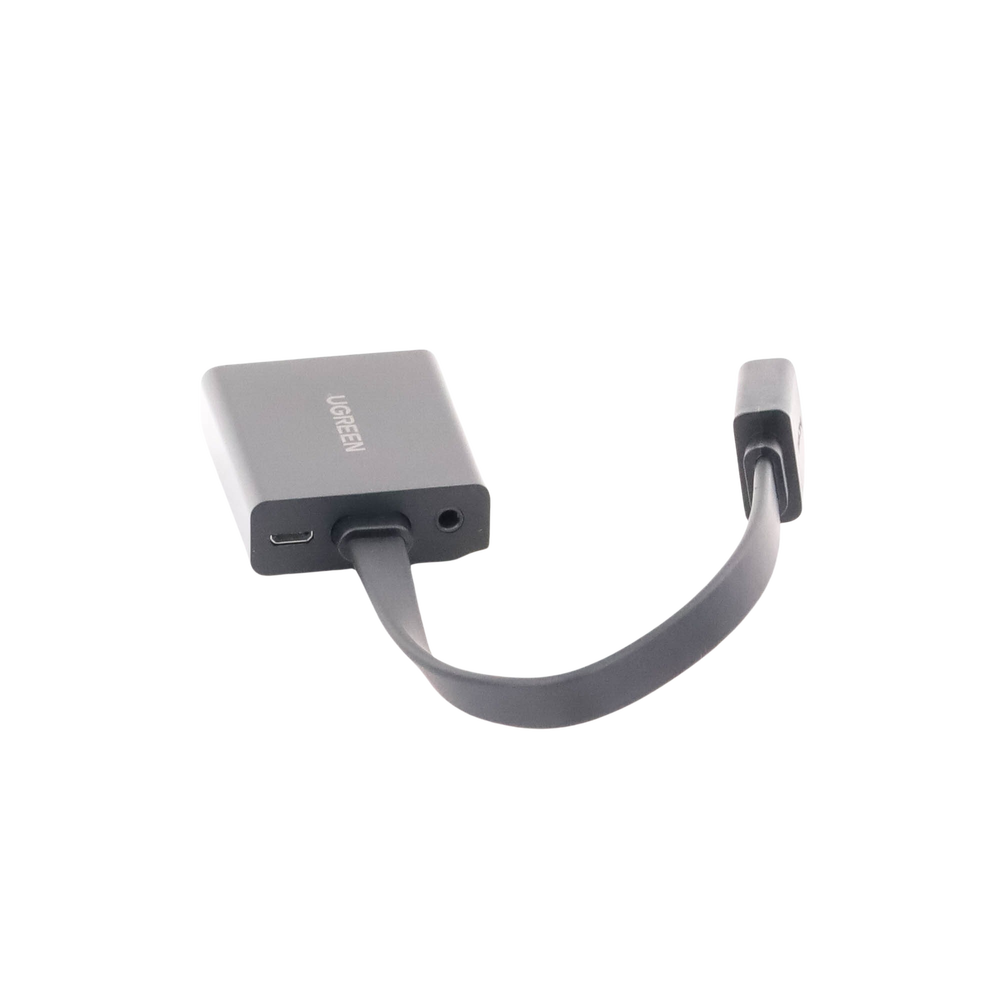 Adaptador HDMI a VGA / Resolución 1080P / Audio 3.5mm / Con Puerto Micro USB para Alimentación / Plug & Play / No Requiere Controlador / ABS / Flexible y Duradero - Imagen 2
