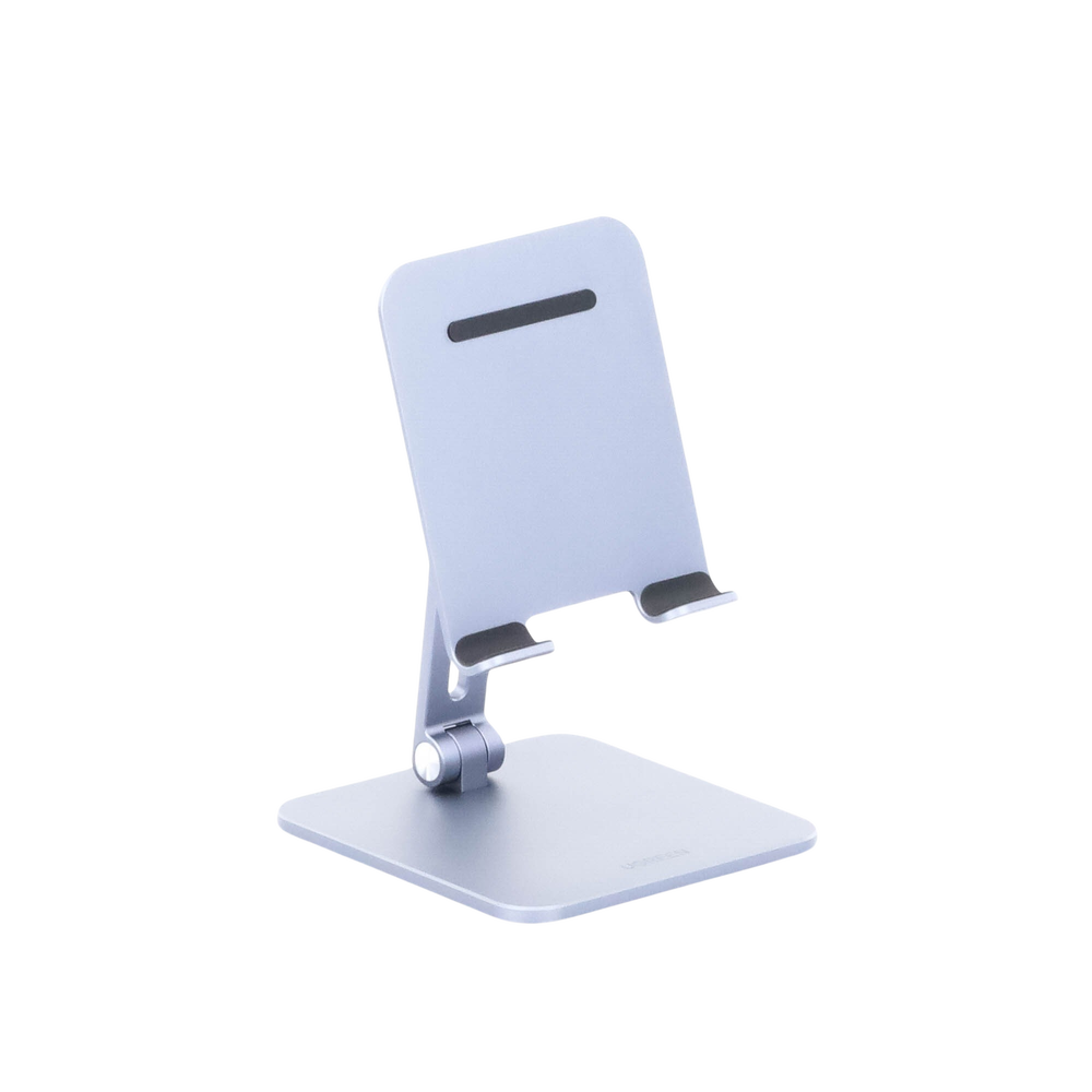 Soporte de Aluminio para IPad & Tablet | Plegable |Angulo Ajustable de 180° y 270° | Base Antideslizante | Protección de Silicona | Amplia Compatibilidad con dispositivos de 7.9'' a 12.9'' | Aluminio Solido | Color Gris - Imagen 5