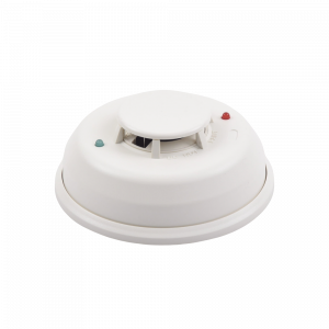 Detector Fotoelectrico de Humo de 4 Hilos con Relevador y Sensor de Temperatura, Serie i3