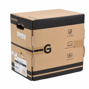 Bobina de Cable de 305 Metros (1000 Pies) UTP Cat6 Riser / Color Blanco / UL, CMR, Probado a 350 Mhz / Para Aplicaciones de CCTV, Redes de Datos, IP Megapixel, Control RS485