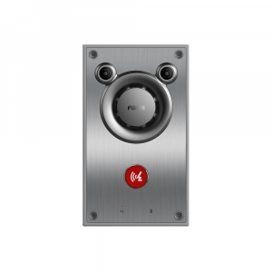 Intercomunicador IP de Emergencia / Altavoz 10W / 2 Líneas SIP / IP66 e IK10 Anti-vandálico / PoE 802.3af / Doble Micrófono con Reducción de Ruido / -40°C a 70°C