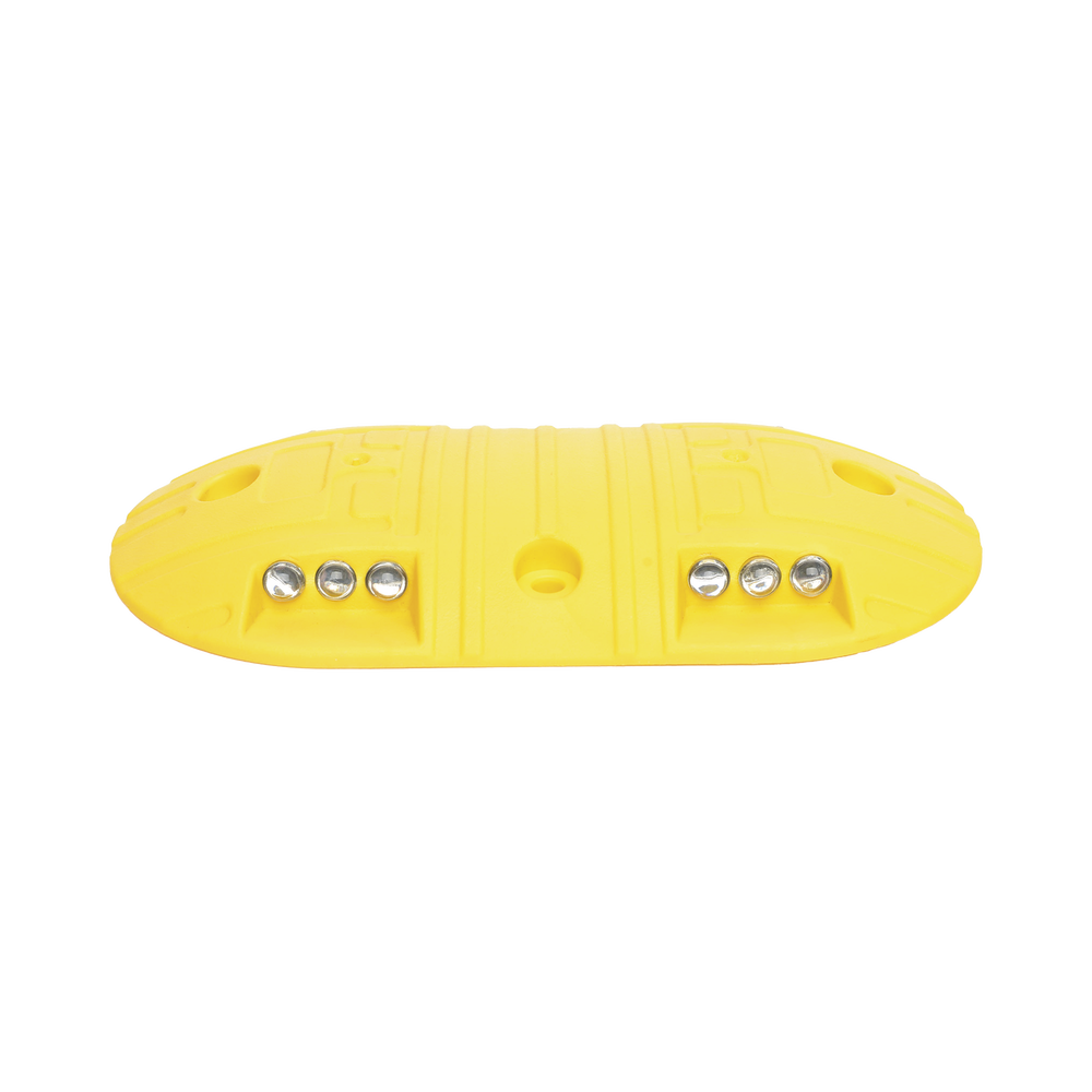 Boya D / Plastico Duradero / Amarilla / 4 Orificios / LEDS REFLEJANTES / 20 Toneladas. - Imagen 2