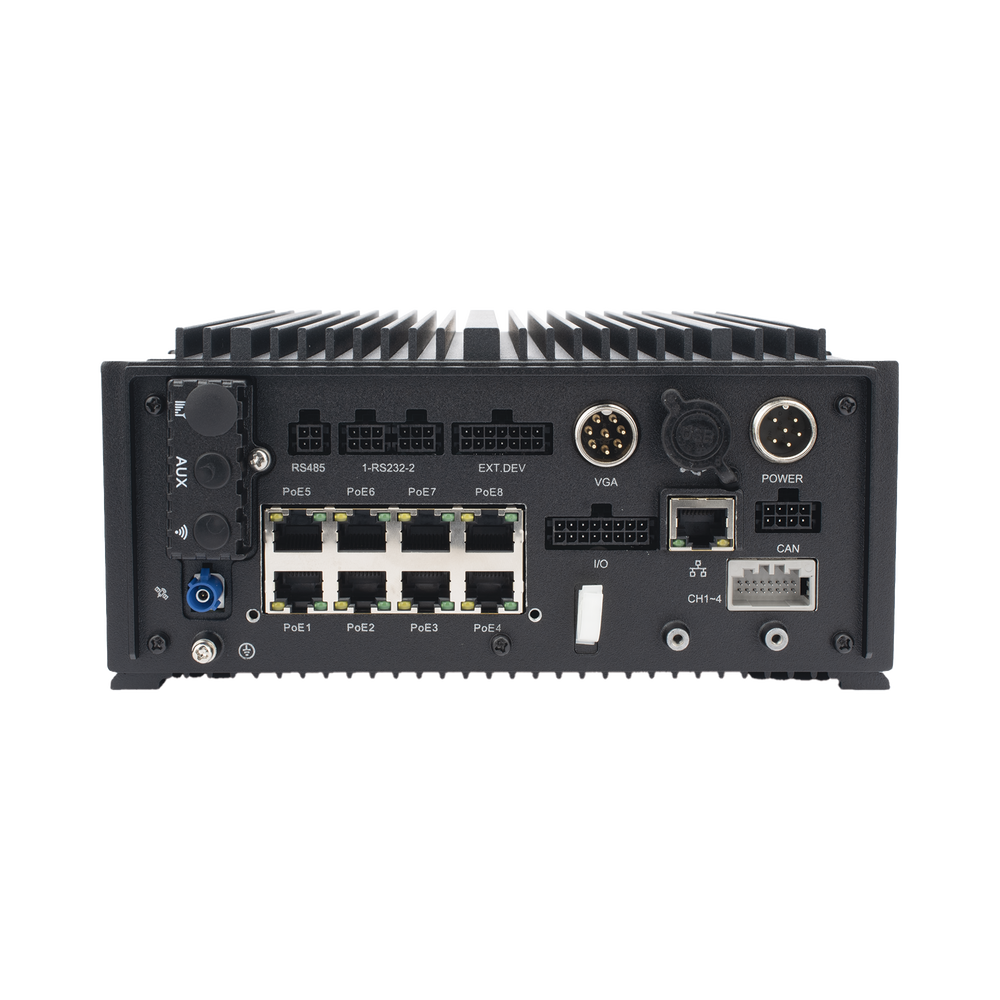 DVR Hibrido Móvil 1080p / 4 Canales TURBO + 8 Canales IP / Soporta 4G / WiFi / GPS / Sensor G / Soporta 2 Memorias SD / Alarmas I/O / Salida de Video - Imagen 4