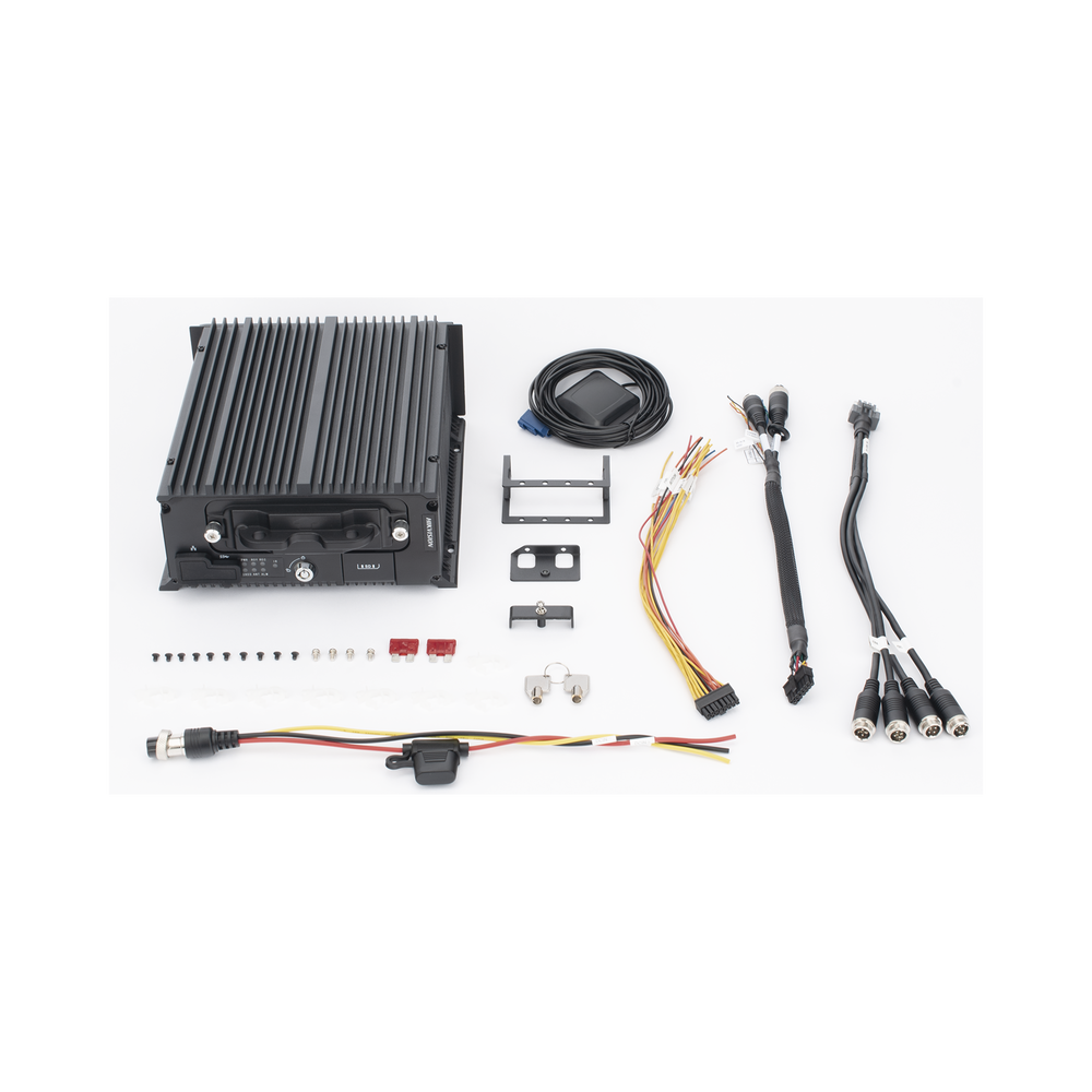 DVR Hibrido Móvil 1080p / 4 Canales TURBO + 8 Canales IP / Soporta 4G / WiFi / GPS / Sensor G / Soporta 2 Memorias SD / Alarmas I/O / Salida de Video - Imagen 5
