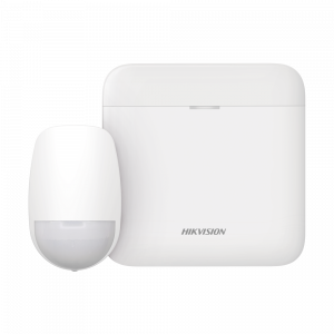 (AX PRO) KIT de Alarma AX PRO / Incluye: 1 Hub con batería de respaldo / 1 Sensor PIR / Wi-Fi / Compatible con Hik-Connect P2P