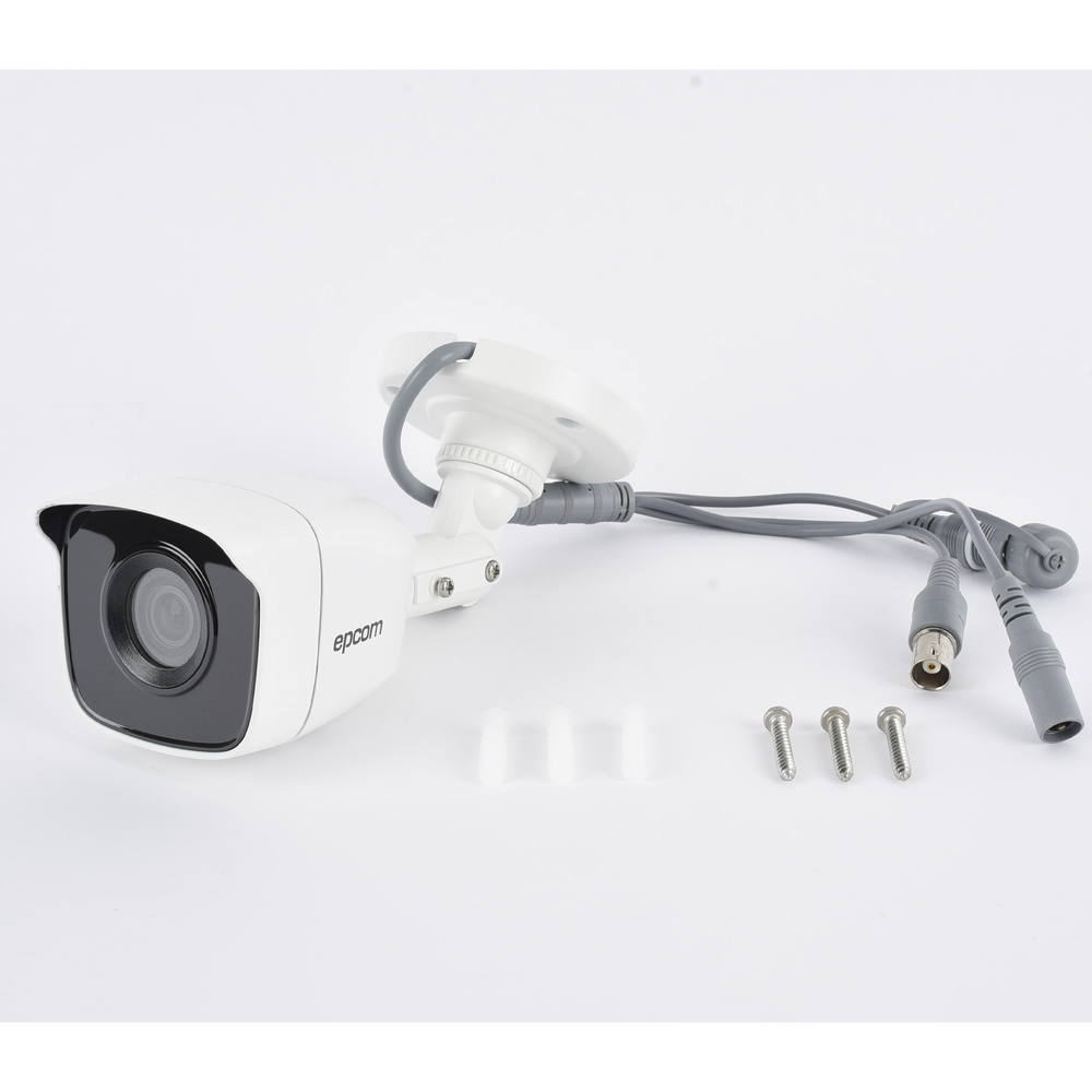 Bala TURBOHD 5 Megapíxel / Lente 2.8mm (85° de Visión) / Exterior IP66 / IR EXIR 20 mts / TVI-AHD-CVI-CVBS / Metal - Imagen 3