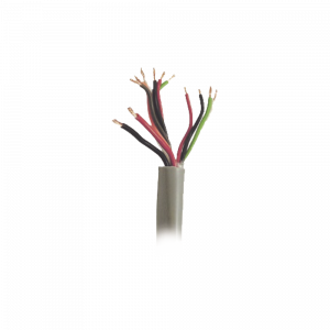 Bobina de Cable de 500 Metros (1640 Pies) / Color Gris / Sistemas de Alarmas de Intrusión y Control de Acceso / 5 Pares Calibre 22 / 1 Par Calibre 18 / Intemperie