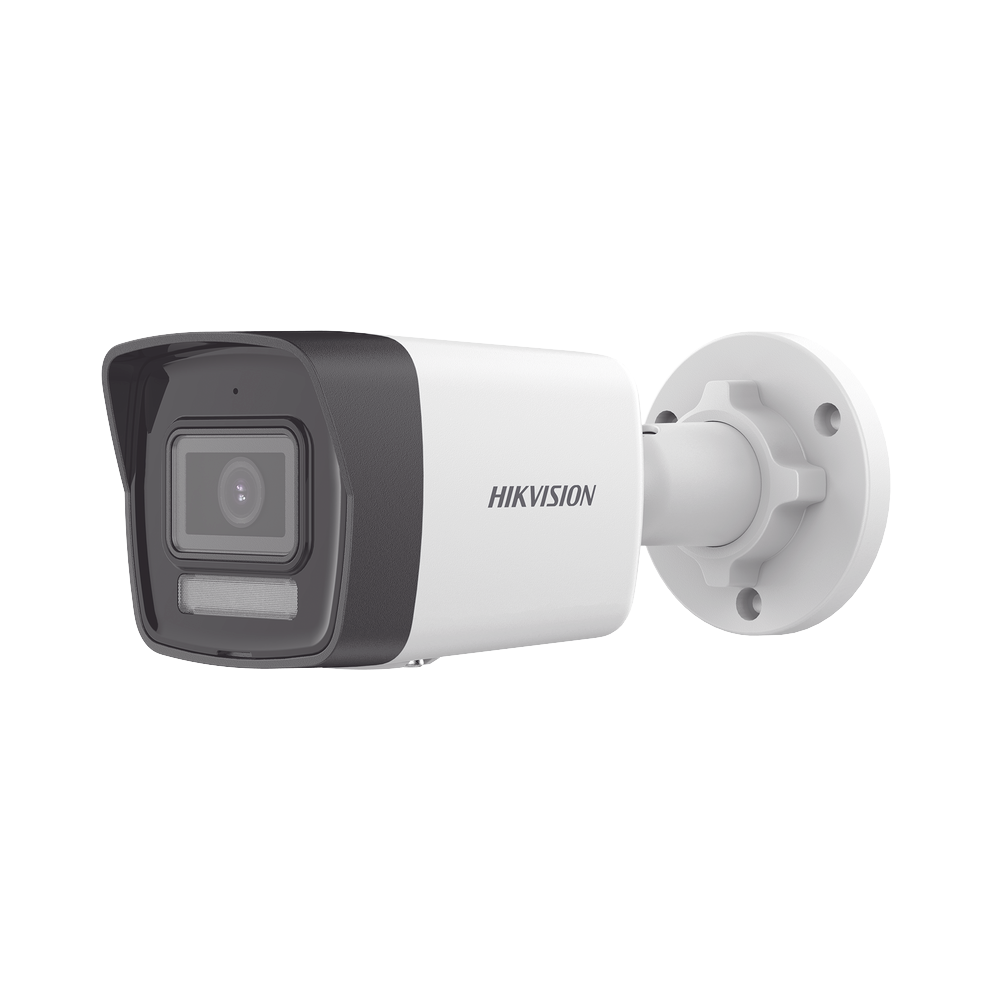 Bala IP 2 Megapixel / Lente 2.8 mm / Dual Light (30 mts IR + 30 mts Luz Blanca) / ACUSENSE Lite / Exterior IP67 / H.265+ / PoE