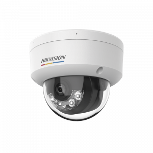 [ColorVu 3.0 + MD 3.0] Domo IP 4 Megapixel / Lente 2.8 mm / 30 mts IR + 30 mts Luz Blanca / Micrófono Integrado / Motion Detection 3.0 / Exterior IP67 / IK08 / WDR 120 dB / PoE / Micro SD