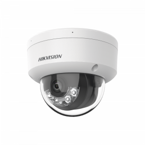 [Dual Light] Domo IP 8 Megapixel (4K) / Lente 2.8 mm / 30 mts IR + 30 mts Luz Blanca / Micrófono Integrado / IK08 / ACUSENSE Lite / Exterior IP67 / H.265 / PoE / ONVIF