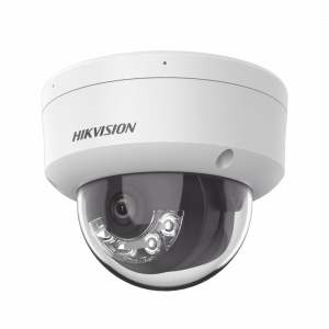 [Dual Light + 2 Micrófonos Integrados] Domo IP 8 Megapixel (4K) / Lente 2.8 mm / 30 mts Luz Blanca + 30 mts IR / ACUSENSE / Exterior IP67 / IK10 / WDR 120 dB / PoE / ONVIF / Micro SD / Metal / ACUSEEK