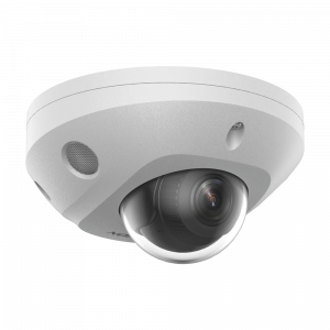 [Dual Light + 2 Micrófonos Integrados] Mini Domo IP 6 Megapixel / Lente 2.8 mm / 30 mts Luz Blanca + 30 mts IR / ACUSENSE / Exterior IP67 / IK8 /  WDR 120 dB / PoE / ONVIF / Micro SD / ACUSEEK