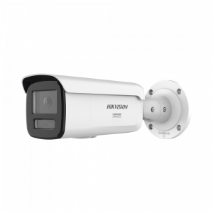 [Dual Light + ColorVu 3.0 + HikAI] Bala IP 8 Megapixel / Lente 4 mm / 60 mts IR + Luz Blanca / Exterior IP67 / Estrobo Azul y Rojo / WDR 130 dB / ACUSENSE 3.0 / Metal / NEMA 4X / ACUSEEK