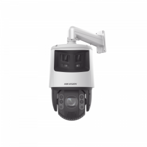 [TandemVu] PTZ IP 4 Megapíxel con Cámara Panorámica 6 Megapíxel / 32X Zoom / 200 mts IR / 30 mts Luz Blanca / ACUSENSE / IP66 / Alerta Audible y Luz Estroboscópica / Autoseguimiento / Hi-PoE / Alarmas I/O / Ultra Baja Il