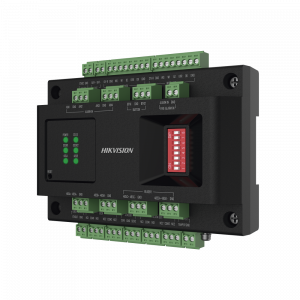 Expansor de 2 Puertas para Paneles de Control de Acceso DS-K27 Series / Comunicación RS-485 / 4 Entradas y 2 Salidas Auxiliares