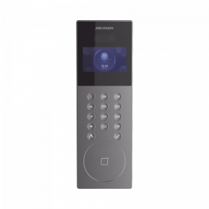 Videoportero IP Multiapartamento con Reconocimiento Facial / Llamada a App HikConnect (requiere monitor) / Protección IP65 / Apertura por Rostro, Tarjeta o App