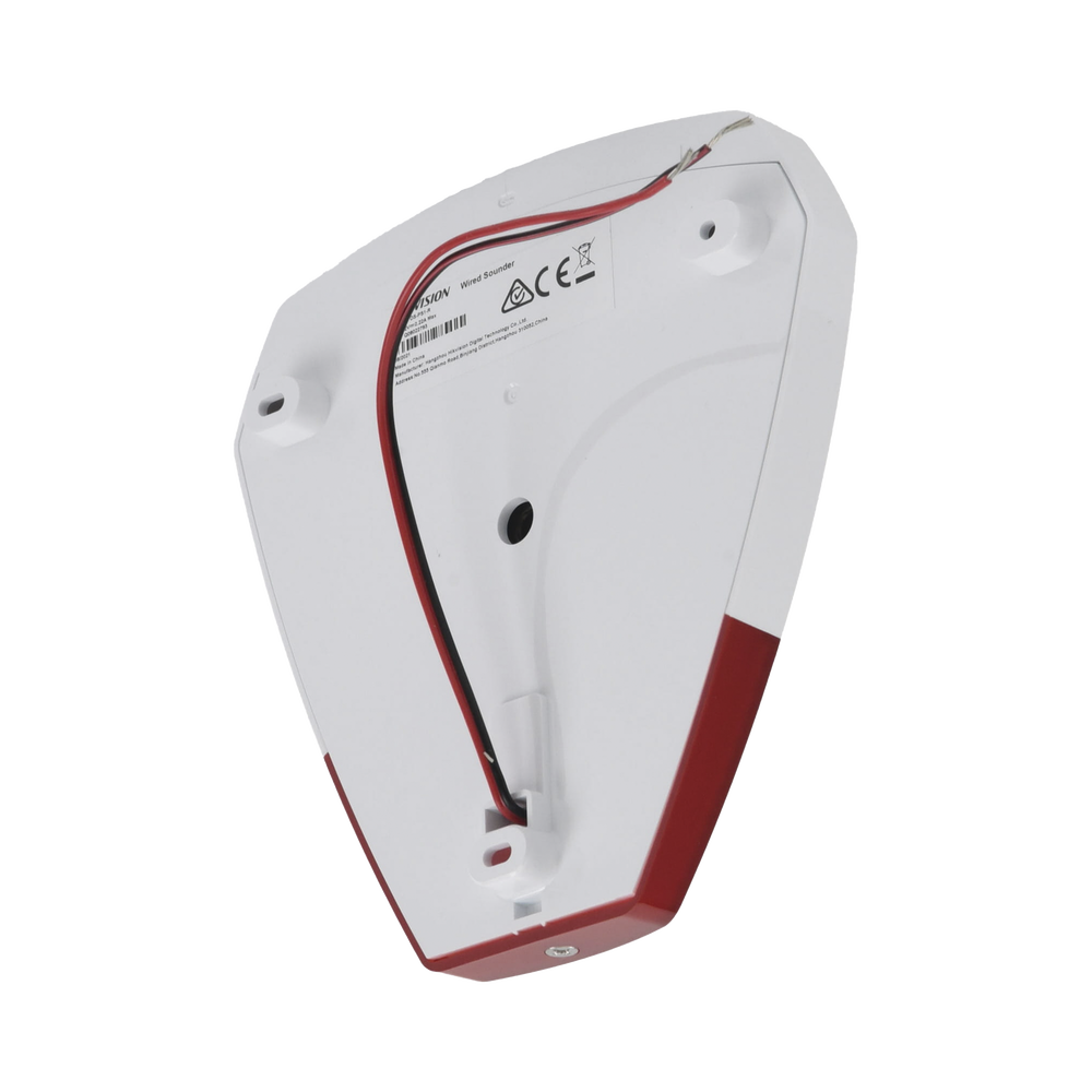 Sirena Estrobo Cableada Hikvision / Ideal para cualquier Panel de Alarma / Roja / 105 dB / Protección IP54 - Imagen 4