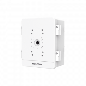 Caja para Videovigilancia para Exterior / Uso en Montaje o Pared / IP66 / IK10 / Dimensiones: 306 X 220 X 130 mm / Soporta 1 Dispositivo (PTZ, Bocina, Cámara Fija)