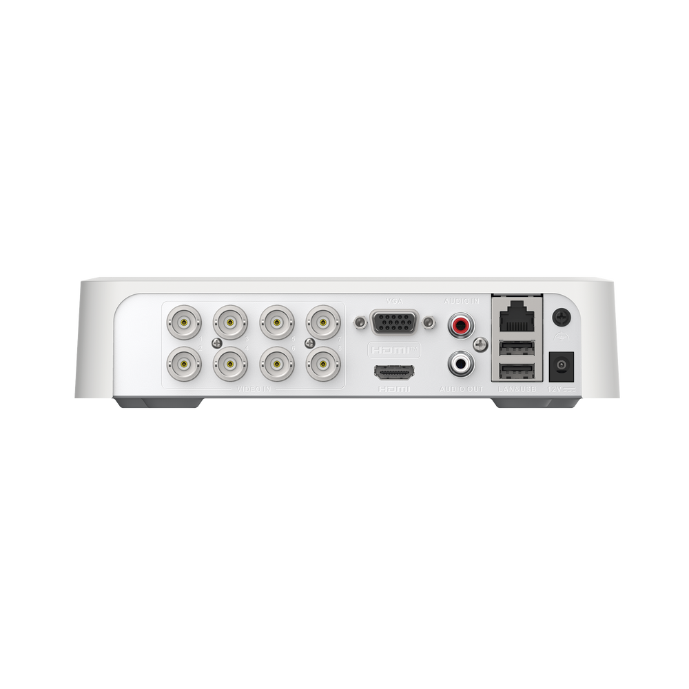 DVR 8 Canales TurboHD + 2 Canales IP / 2 Megapíxel (1080p) Lite / Acusense Lite (Evita Falsas Alarmas) / Audio Bidireccional y Coaxitron / 1 Bahía de Disco Duro / H.265+ / Salida de Vídeo Full HD - Imagen 2
