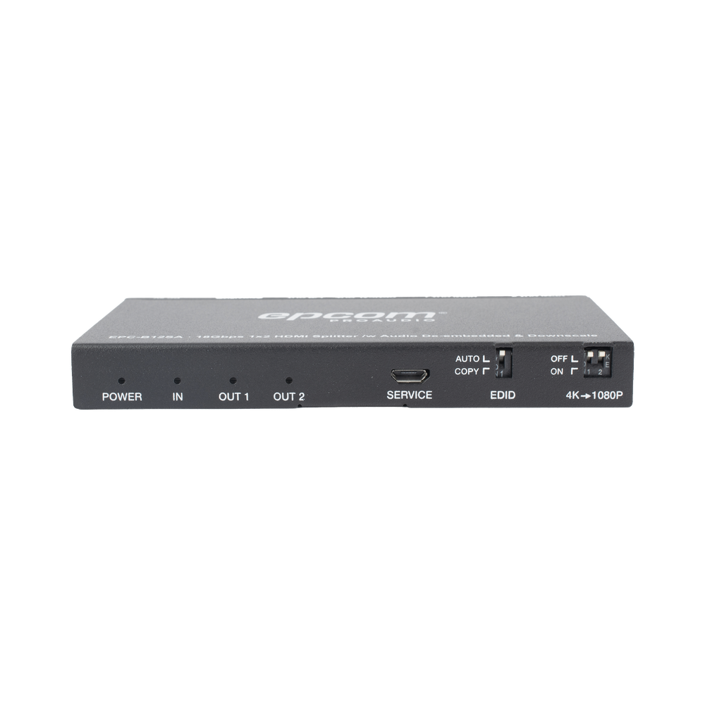 Splitter HDMI 1x2 | 4K@60Hz | Extractor de Audio | Down Scaler | HDR 4:4:4 | EDID | 18Gbps - Imagen 6