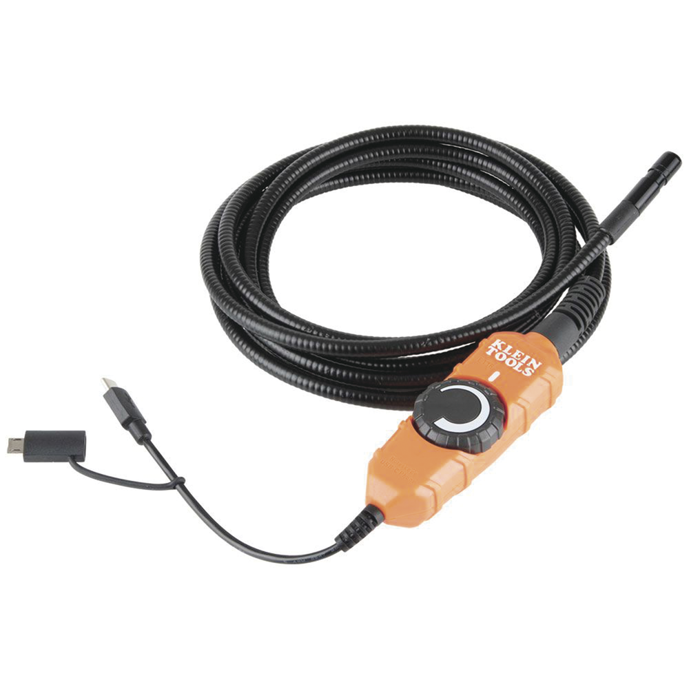 Cámara Boroscopio de Inspección con Conexión para Dispositivos Android®. Cuello de Cisne Blindado de 10' (3 m) y 6 Luces LED - Imagen 2