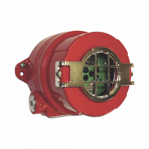 Detector De Flama Multi-Espectro Dual IR/UV, Tecnología Avanzada, Aluminio Libre de Cobre,  Entradas 2x3/4" NPT, Certificaciones FM, cFM Clase I, División 1, Grupos A,B,C,D. Clase II División 1 Grupos E,F,G, Clase III