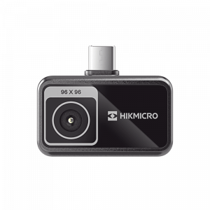 MiniE - Cámara Termográfica para Smartphone / Resolución IR 96 x 96 (9,216 píxeles) / SuperIR / Rango de -20°C a 400°C / Precisión ±2°C o ±2% / Compatible iOS y Android / Paleta Personalizable