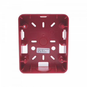 Caja Trasera Resistente a la Intemperie, Roja (para usar con la serie de estrobos HE) (0500-06360) De Hochiki