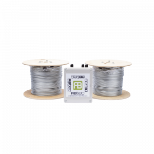Cable Sensor Perimetral IRONCLAD / 610 m (2,000 ft) / 2 Zonas / Cerca Ciclónica / Sin Falsas Alarmas por Viento / Tarjeta LPU400 / Calibración por Software