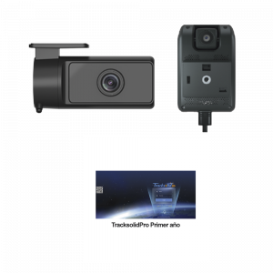 KIT Dashcam con sistema de control ADAS (asistencia de manejo) y Camara de cabina (CI03) / Multiples alarmas /Comunicación dos vías / ideal para flotas vehiculares / Facil instalacio / Incluye primer año de plataforma TrackSolidPro
