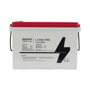 Batería de Litio Ciclo Profundo / 12.8 Vcc 280Ah (3.58 kWh) / LiFePO4 / 6000 Ciclos / Descarga 140A / Carga Rápida 100A / Solar y Marina / BMS con Corte a 11.2V