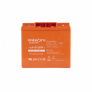 Batería de respaldo 12 V |  18 Ah | AGM | Certificada UL94-V0 Retardante a la Flama  | Especial para Seguridad Electrónica | UPS | Sistemas de Emergencia | Vida útil 5 años | Terminales T1