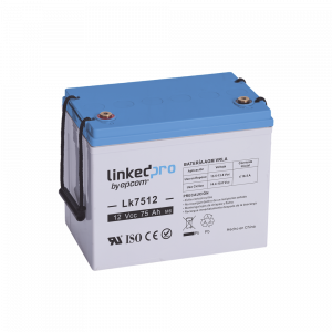 Batería de respaldo 12 V |  75 Ah | AGM | Especial para equipo electrónico | UPS  | Sistemas de Emergencia | Aplicaciones Fotovoltaicas | Terminales T3
