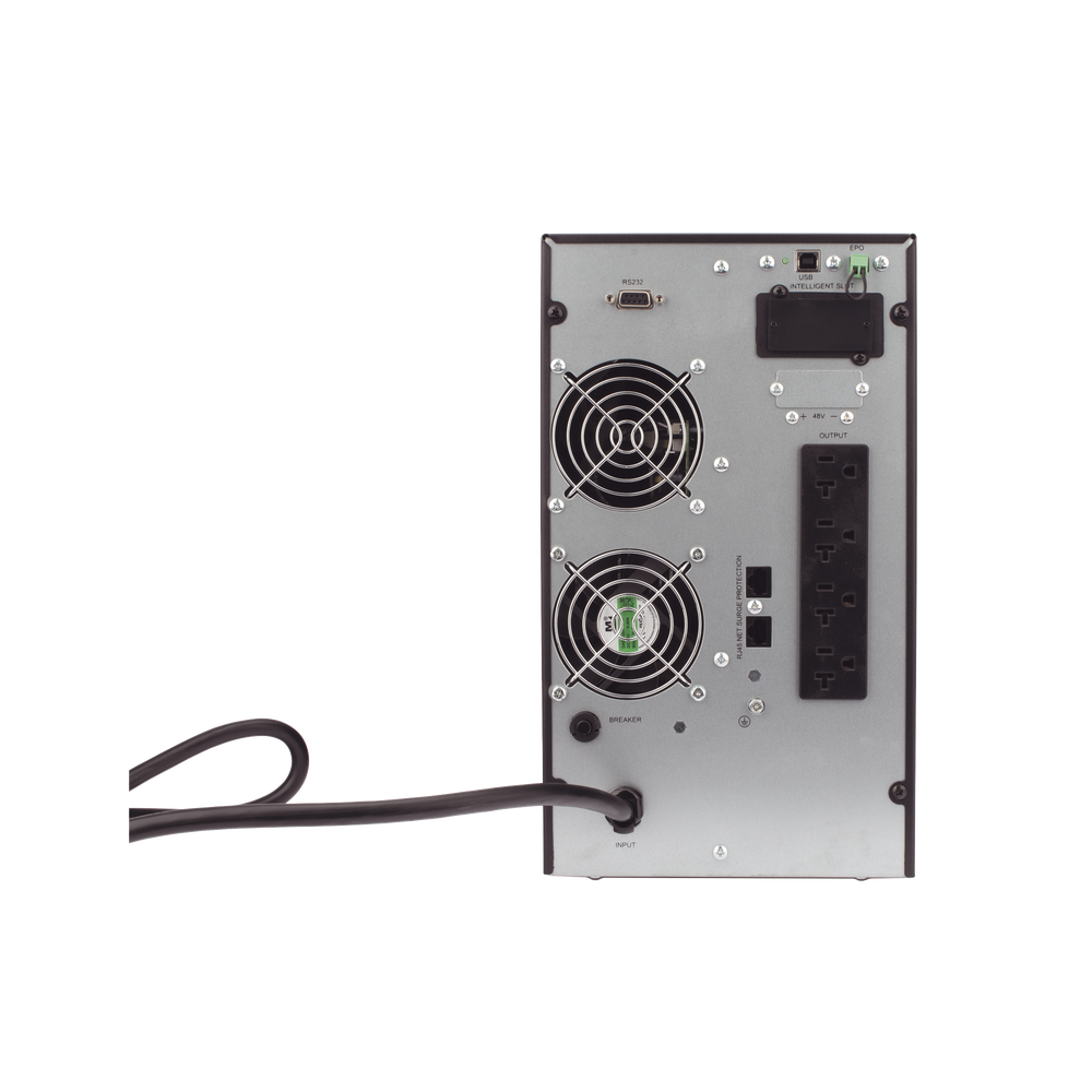 UPS 2000VA/1800W Online Doble Conversión /Pantalla LCD / 4 tomas 5-15R / Regulación de Voltaje / Protección RJ45 - Imagen 3