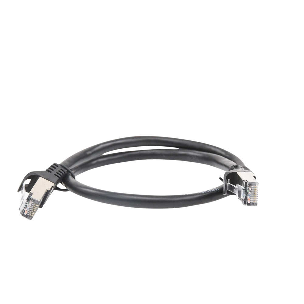 Cable de Parcheo FTP Cat6 - 0.5 Metros (1.64 Pies) - Negro - Imagen 2