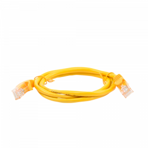 Cable de Parcheo UTP Cat5e - 1 Metro (3.28 Pies) - Amarillo