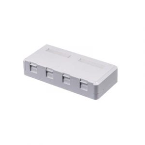 Caja de Pared de 4 Puertos Sin Jack