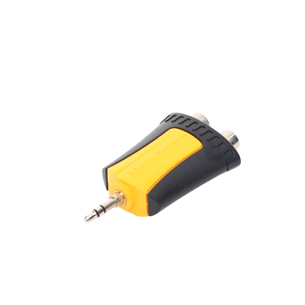 Conector Estéreo | 3.5 mm - 2 x conector Hembra RCA | Adaptador de Carcasa de Plástico - Imagen 3