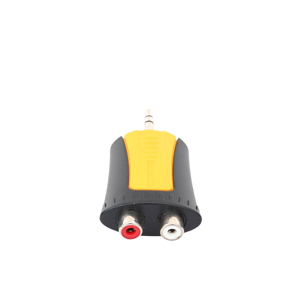 Conector Estéreo | 3.5 mm - 2 x conector Hembra RCA | Adaptador de Carcasa de Plástico - Imagen 6