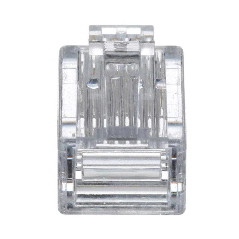 Plug RJ45 Cat5e, Para Cable UTP de Calibres 24-26 AWG, Chapado en Oro de 50 Micras, Paquete de 100 Piezas - Imagen 4
