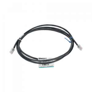 Cable de Parcheo UTP Categoría 5e, con Plug Modular en Cada Extremo - 2 Metros (6.56 Pies) - Negro