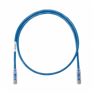 Cable de Parcheo UTP Categoría 6, con Plug Modular en Cada Extremo - 1.22 Metros (4 Pies) - Azul