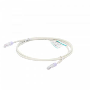 Cable de Parcheo UTP Categoría 6, con Plug Modular en Cada Extremo - 1.5 Metros (4.92 Pies) - Blanco Mate