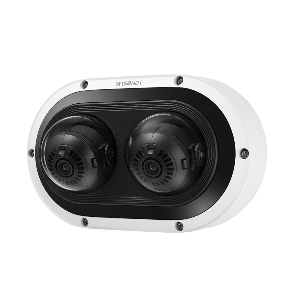 Camara IP Multi-sensor Multi-direccional / 2 Canales de 6MP / H.265 + WiseStream II / WDR 120dB / Exterior IP67 / IK10 / NEMA4X - Imagen 4