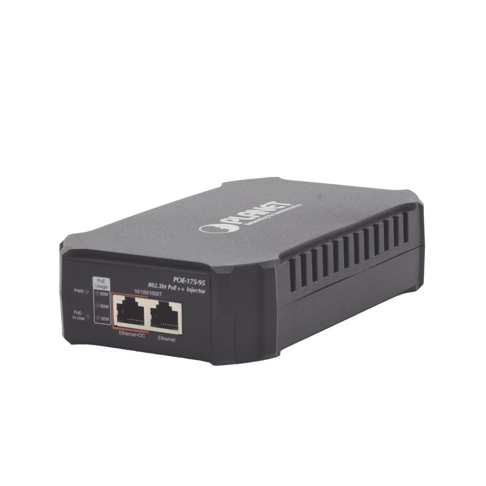 Inyector PoE 802.3bt 95 Watts Gigabit c/Fuente Interna - Imagen 2