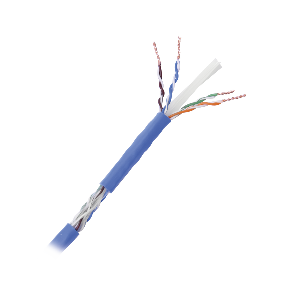 Bobina de 1000 Metros (3280.84 Pies) Cable Cat6+ Calibre 23 Alto Desempeño, ETL, UL, Color Azul, Super Flexible, de 1000 Metros (3280.84 Pies), para Aplicaciones de CCTV, Video HD, y Redes de Datos - Imagen 3